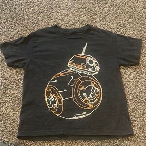 Star Wars Black and Orange BB-8 Kids Tee